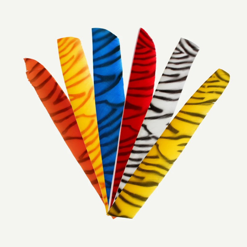 Feder RW Volle Länge zebra