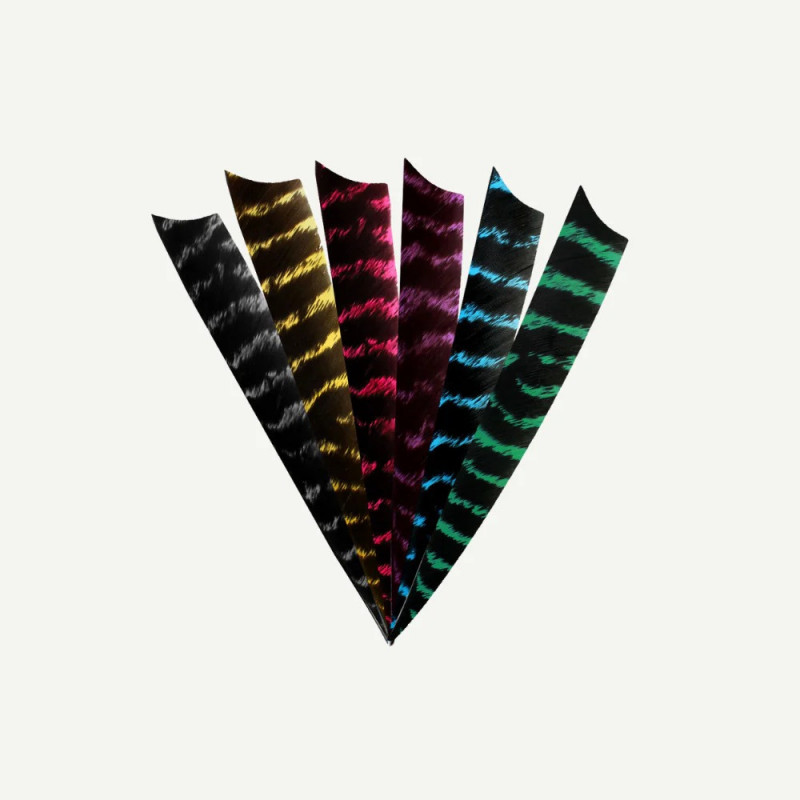 Feder RW Shield 5 Zoll naturgestreift