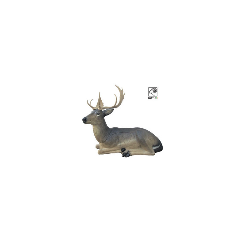 SRT Liegender Damhirsch Melanche