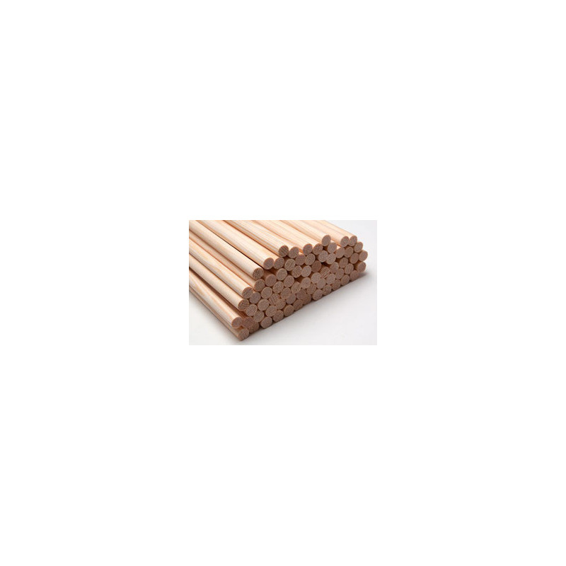 23/64" aste in abete - lunghezza 32"